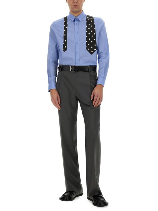 25SS 모스키노 스트레이트 팬츠 03020217 0499 GREY - MOSCHINO