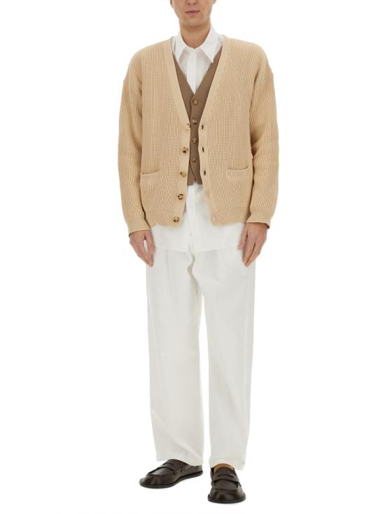 25SS 모스키노 스트레이트 팬츠 03330227 0001 WHITE - MOSCHINO