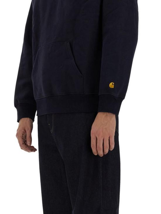 25SS 칼하트 WIP 체이스 플리스 하프 집업 집업 스웨트셔츠 I033665 00HXX BLUE - CARHARTT WIP