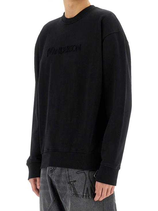 25SS JW앤더슨 스웨터 JW0215 PG1632999 BLACK - JW ANDERSON