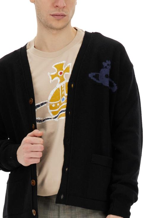  비비안웨스트우드 가디건 27010014 Y0018N401 BLACK - VIVIENNE WESTWOOD