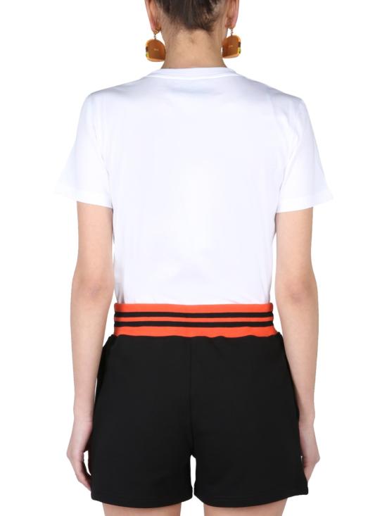 25SS 모스키노 반팔 티셔츠 07140441 1001 WHITE - MOSCHINO