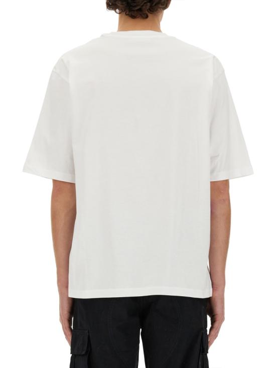 25SS 모스키노 반팔 티셔츠 07170241 1001 WHITE - MOSCHINO