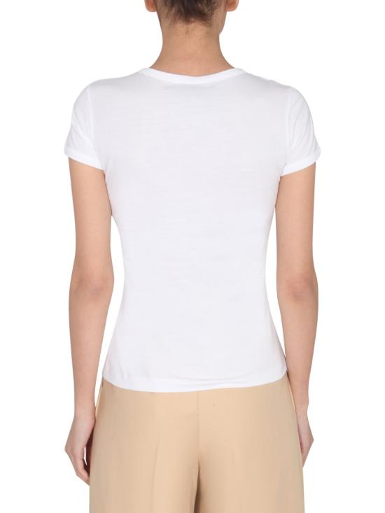 25SS 모스키노 반팔 티셔츠 07090541 1001 WHITE - MOSCHINO