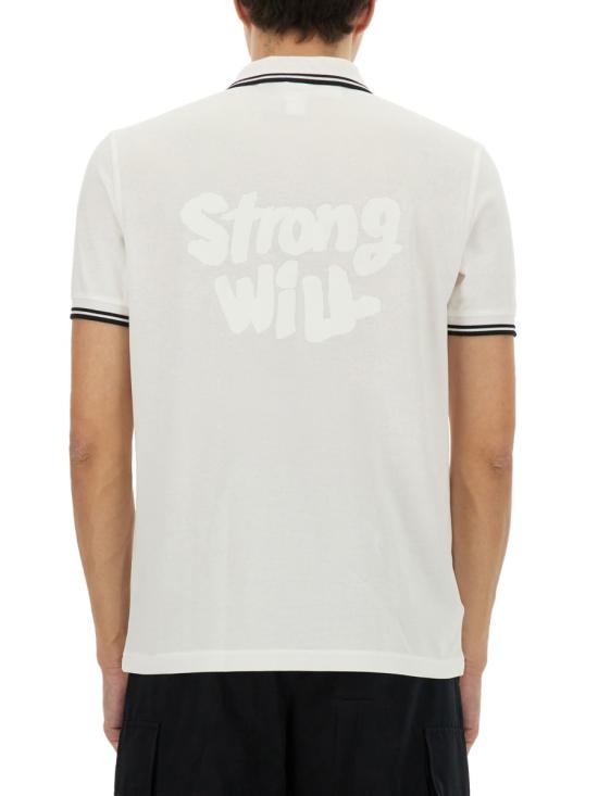 25SS 꼼데가르송 폴로 티셔츠 FOT502 3 WHITE - COMME DES GARCONS