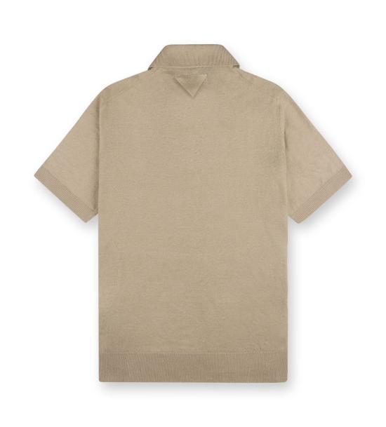 25SS 프라다 폴로 티셔츠 UMB913154G SABBIA - PRADA