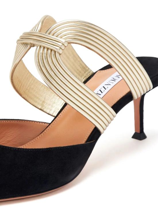 25SS 아쿠아주라 힐/펌프스 ENCMIDM0LMD LTGOLDBLCK - AQUAZZURA