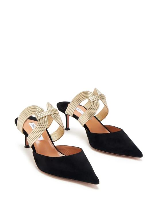 25SS 아쿠아주라 힐/펌프스 ENCMIDM0LMD LTGOLDBLCK - AQUAZZURA