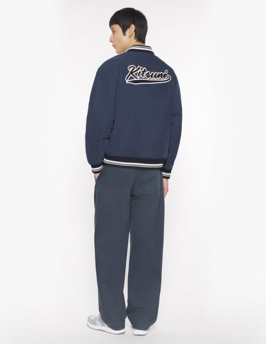 25SS 메종키츠네 자켓 OM02116WQ4048 DEEPNAVY - MAISON KITSUNE
