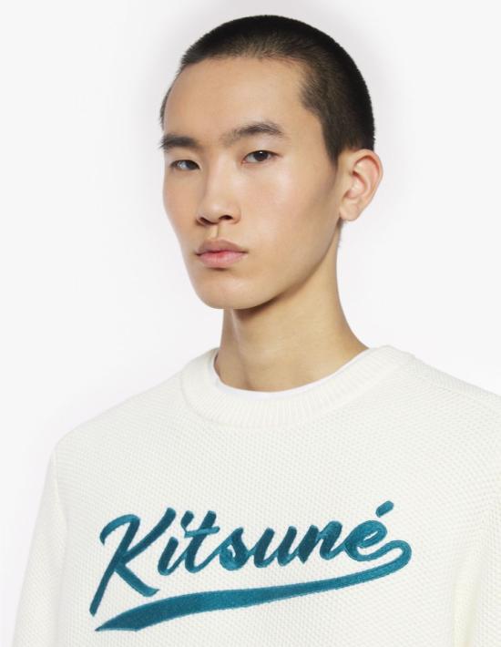 25SS 메종키츠네 스웨터 OM00808KT1137 MILK - MAISON KITSUNE