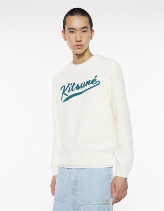 25SS 메종키츠네 스웨터 OM00808KT1137 MILK - MAISON KITSUNE