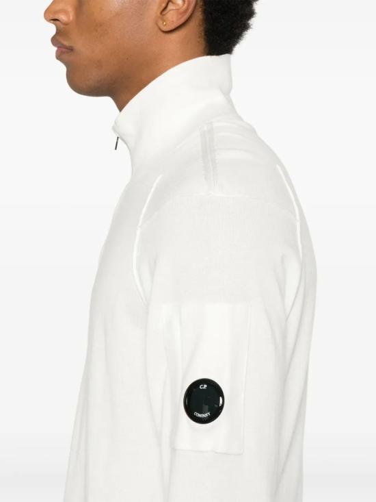 25SS 씨피 컴퍼니 스웨터 18CMKN083A004037A GAUZEWHITE - C.P. COMPANY