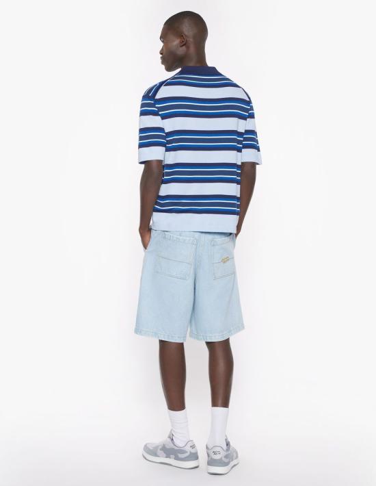 25SS 메종키츠네 반팔 티셔츠 OM00201KT1119 BLUEINK - MAISON KITSUNE
