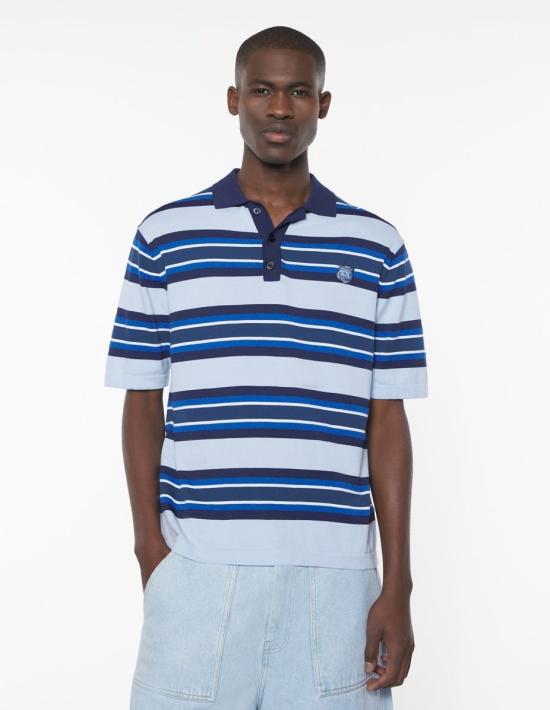25SS 메종키츠네 반팔 티셔츠 OM00201KT1119 BLUEINK - MAISON KITSUNE
