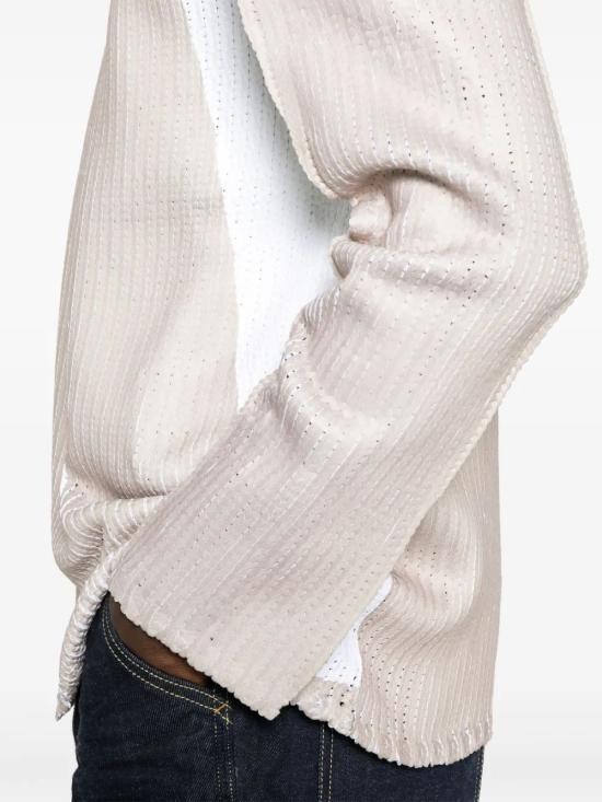 25SS 꼼데가르송 긴팔 셔츠 FON004S25 BEIGE - COMME DES GARCONS