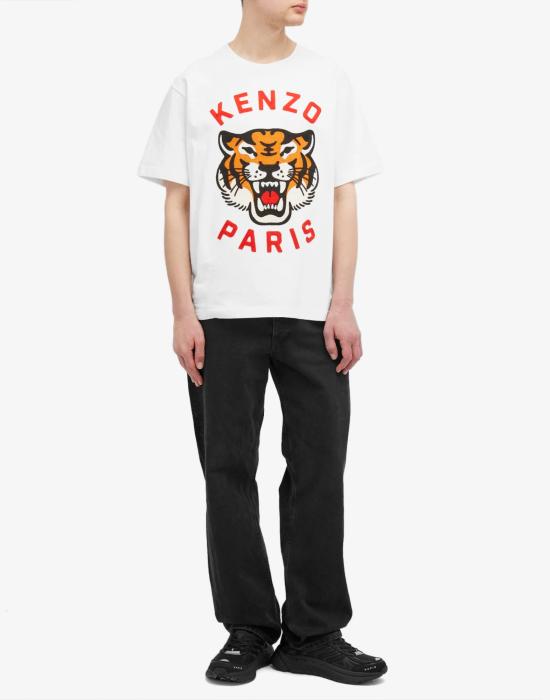 25SS 겐조 반팔 티셔츠 FE68TS0084SI02 WHITE - KENZO