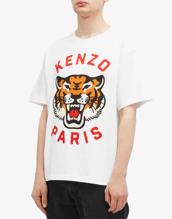 25SS 겐조 반팔 티셔츠 FE68TS0084SI02 WHITE - KENZO