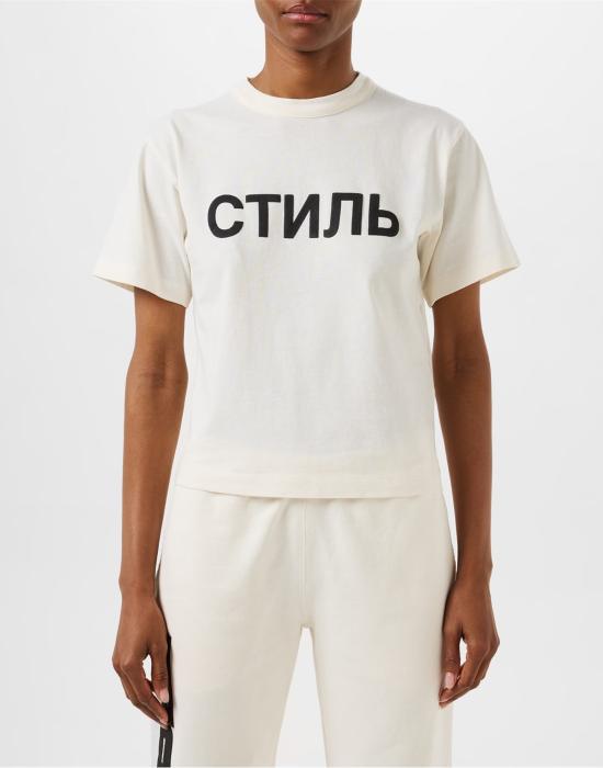 25SS 헤론 프레스톤 반팔 티셔츠 HWAA032C99JER0020110 WHITE - HERON PRESTON