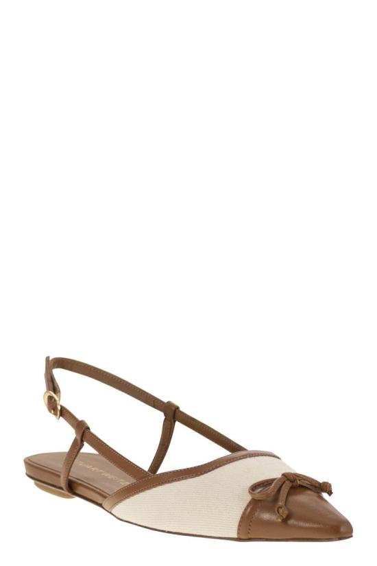 25SS 스튜어트 와이츠먼 플랫 슈즈 SK646Y0B LINEN HAZEL - STUART WEITZMAN