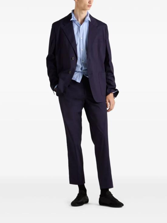 25SS 프라다 스트레이트 팬츠 SPG29S18212VC F0021 blue - PRADA