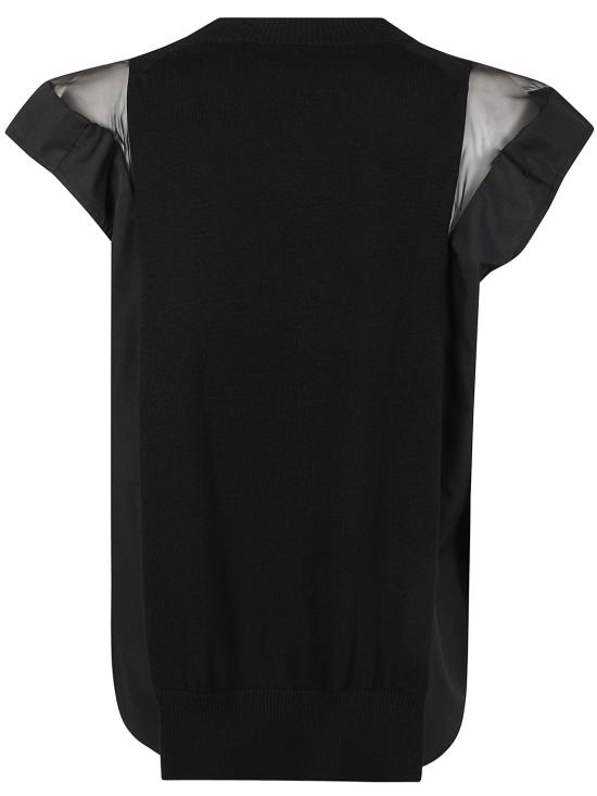 25SS 사카이 스웨터 2507848 001 BLACK - SACAI