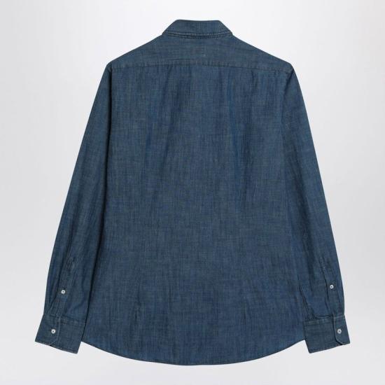 25SS 싸쿠스 긴팔 셔츠 MOP742ML81117 002 BLUE - XACUS
