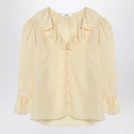 25SS 끌로에 셔츠 CH25UHT44489 753 YELLOW