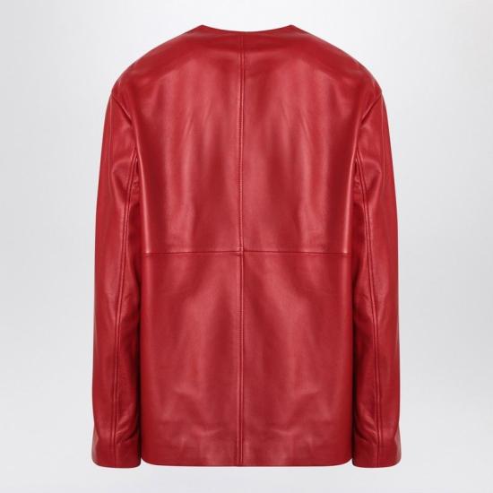 25SS 루루 스튜디오 가죽 자켓 ATALIALE TO RED - LOULOU STUDIO