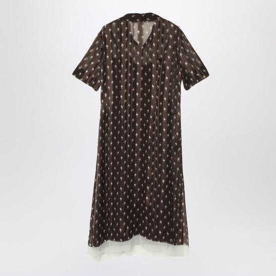 25SS 펜디 미디 원피스 FDD297AUQF F1RXA BROWN - FENDI