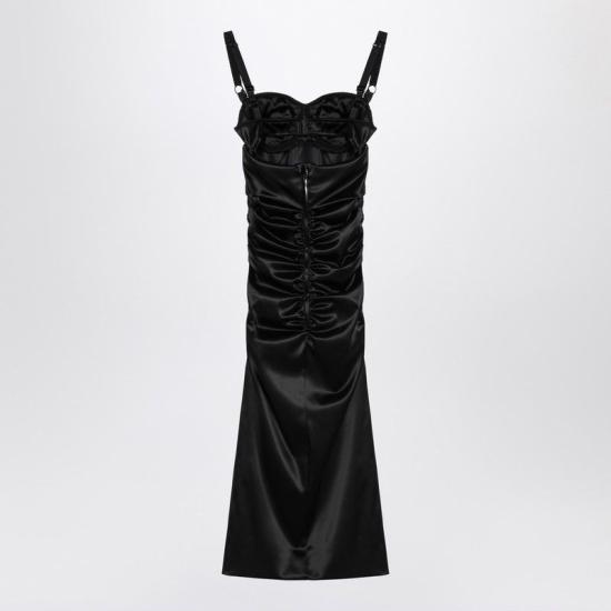 25SS 돌체앤가바나 롱 원피스 F6TUZTFURAD N0000 BLACK - DOLCE & GABBANA