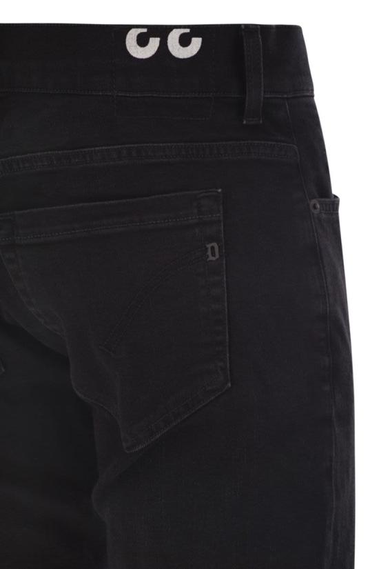 25SS 돈답 스트레이트 팬츠 UP232DSH337UIS6 999 BLACK - DONDUP