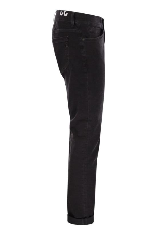 25SS 돈답 스트레이트 팬츠 UP232DSH337UIS6 999 BLACK - DONDUP