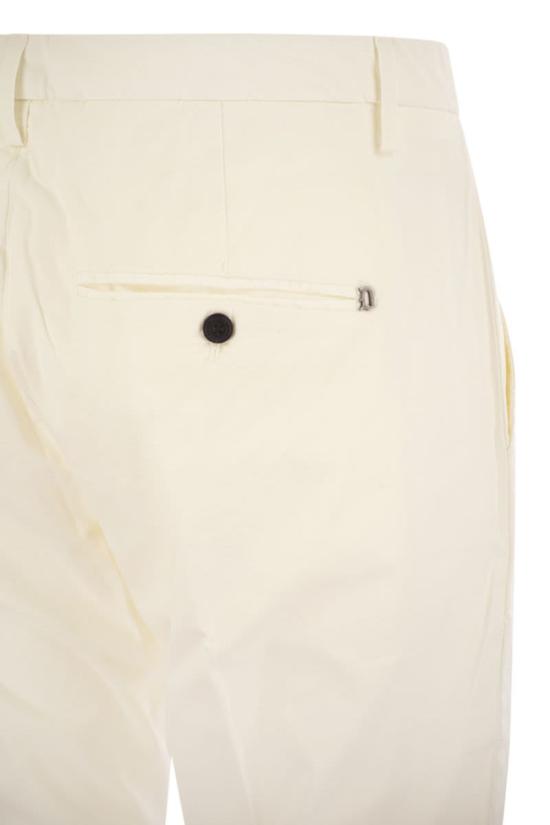 25SS 돈답 스트레이트 팬츠 UP518PSE025UPTD 002 WHITE - DONDUP