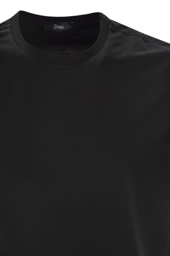  에르노 반팔 티셔츠 JG000174U 9300 BLACK - HERNO