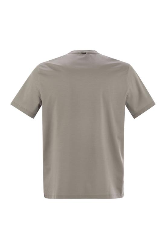 25SS 에르노 반팔 티셔츠 JG000174U 9408 LIGHT GREY - HERNO