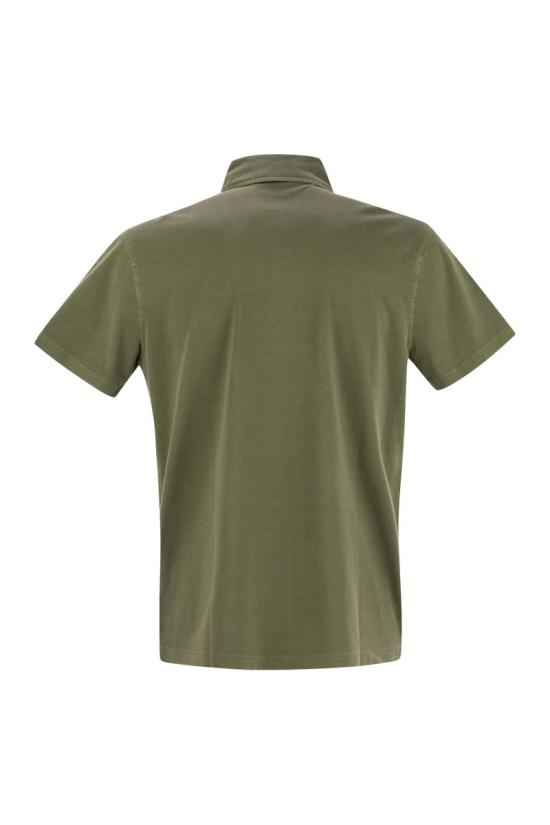 25SS 페이 폴로 티셔츠 NPMB250143TUY1 V201 MILITARY GREEN - FAY