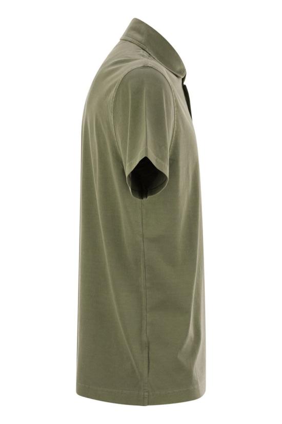 25SS 페이 폴로 티셔츠 NPMB250143TUY1 V201 MILITARY GREEN - FAY
