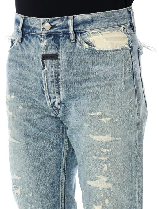 25SS 피어오브갓 스트레이트 팬츠 FGE240408DNM 409 REPAIRD INDIGO 2 - FEAR OF GOD