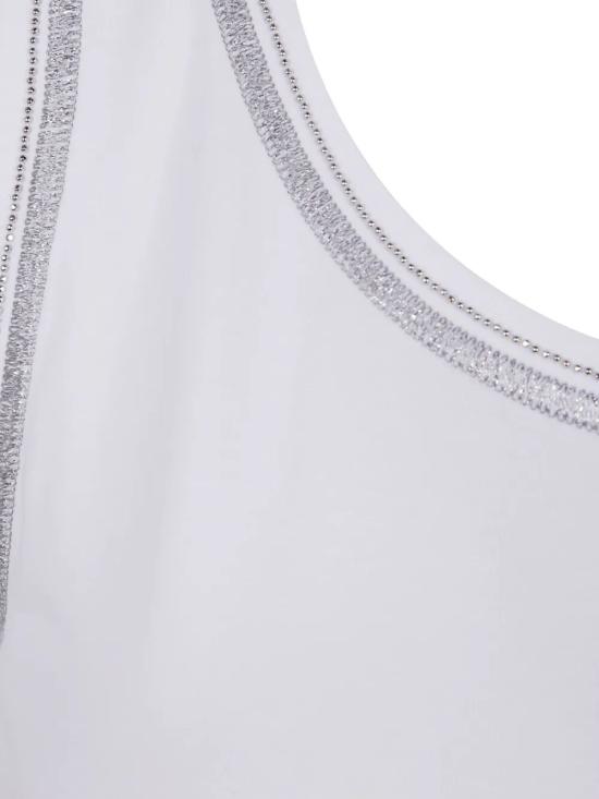 25SS 디익스테리어 민소매 티셔츠 60687 34BA WHITE - D. EXTERIOR