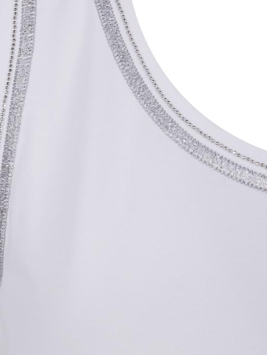 25SS 디익스테리어 민소매 티셔츠 60687 34BA WHITE - D. EXTERIOR