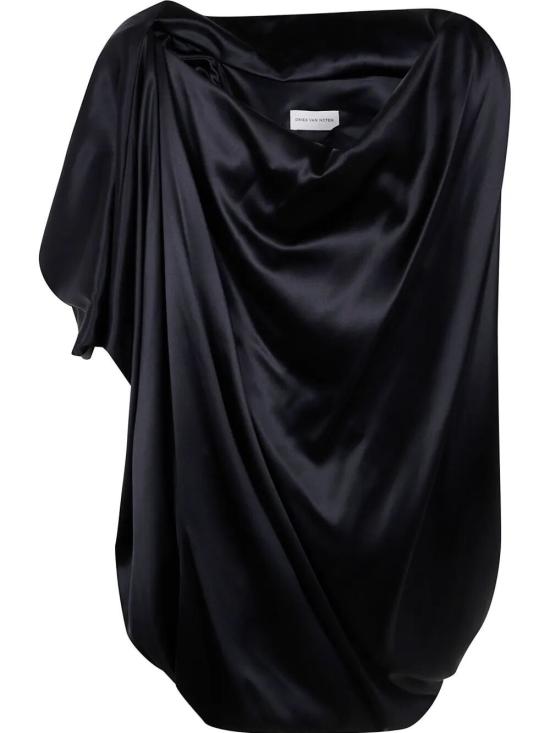 25SS 드리스 반 노튼 반팔 티셔츠 2510107381032 900 BLACK - DRIES VAN NOTEN