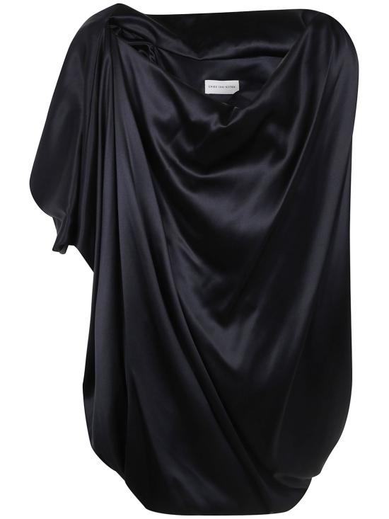 25SS 드리스 반 노튼 반팔 티셔츠 2510107381032 900 BLACK - DRIES VAN NOTEN