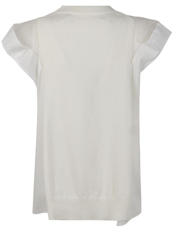 25SS 사카이 스웨터 2507848 151 WHITE - SACAI