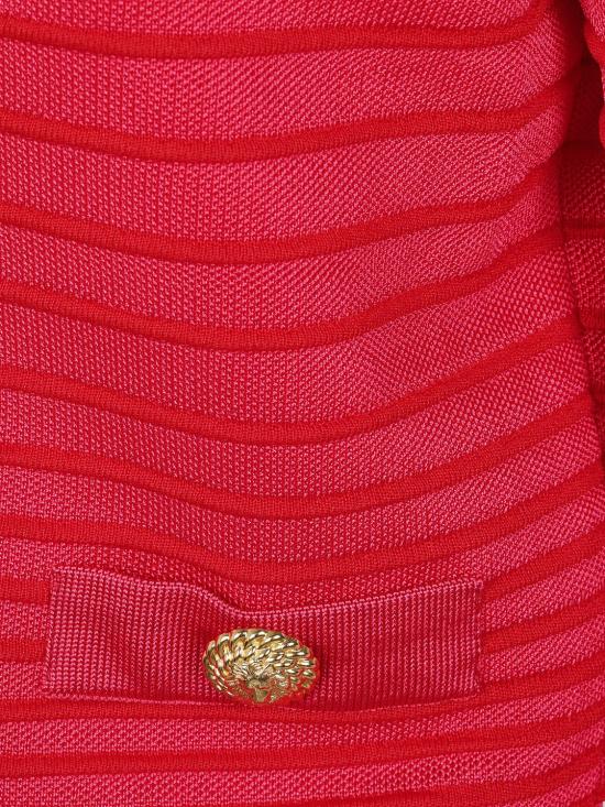 25SS 발망 가디건 EF0SK257KI38 OKO PINK PURPLE - BALMAIN