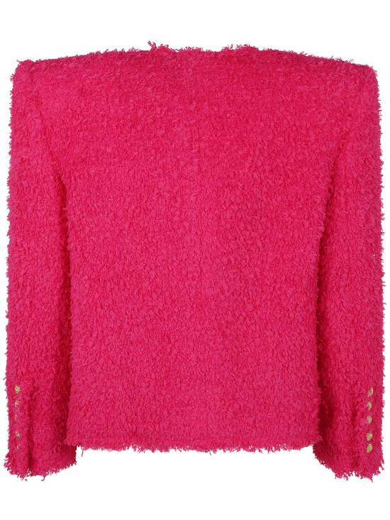 25SS 발망 자켓 EF0SC226XC67 4BN PINK PURPLE - BALMAIN