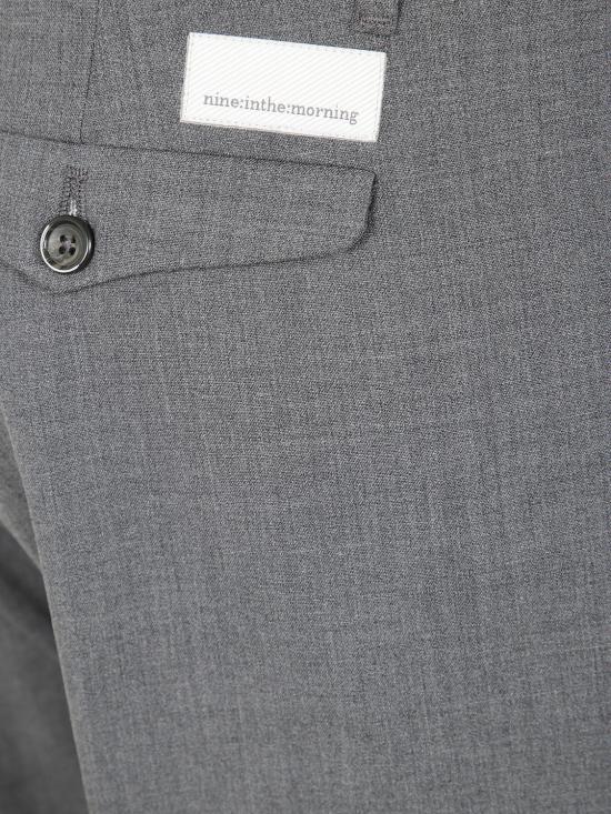 25SS 나인인더모닝 스트레이트 팬츠 9SS25ES167 IRON GREY - NINE IN THE MORNING