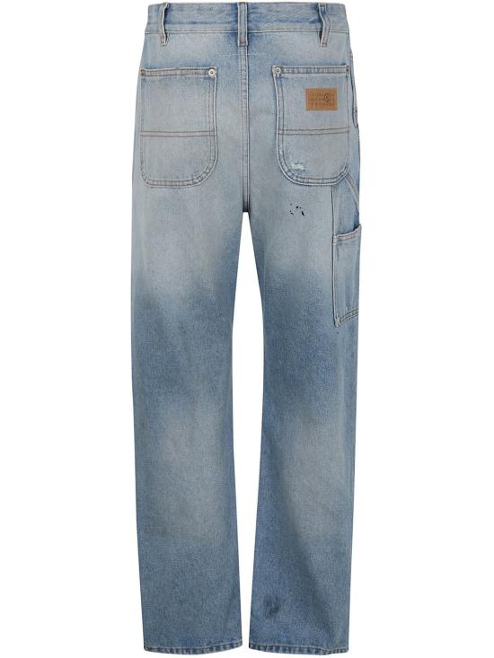 25SS MM6 메종마르지엘라 스트레이트 팬츠 S62LB0183M30018 964 BLUE - MM6 MAISON MARGIELA