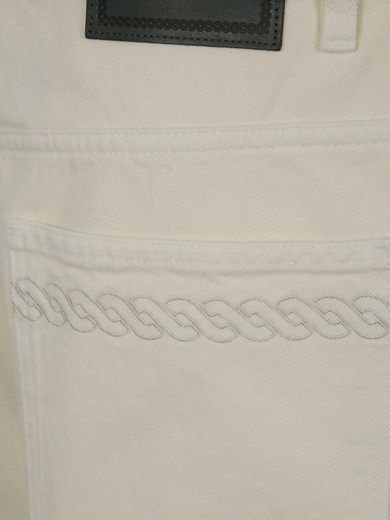 25SS 드롤드무슈 스트레이트 팬츠 GBS147CO188 OFF WHITE - DROLE DE MONSIEUR