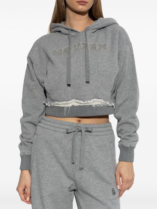 25SS 알렉산더 맥퀸 스웨터 815497QLAD81015 GREY - ALEXANDER MCQUEEN