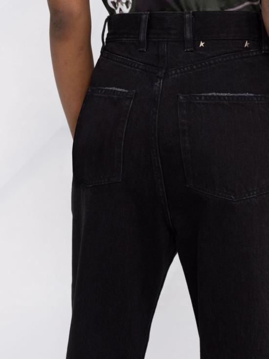 25SS 골든구스 스트레이트 팬츠 GWP00844P00062590100 BLACK - GOLDEN GOOSE